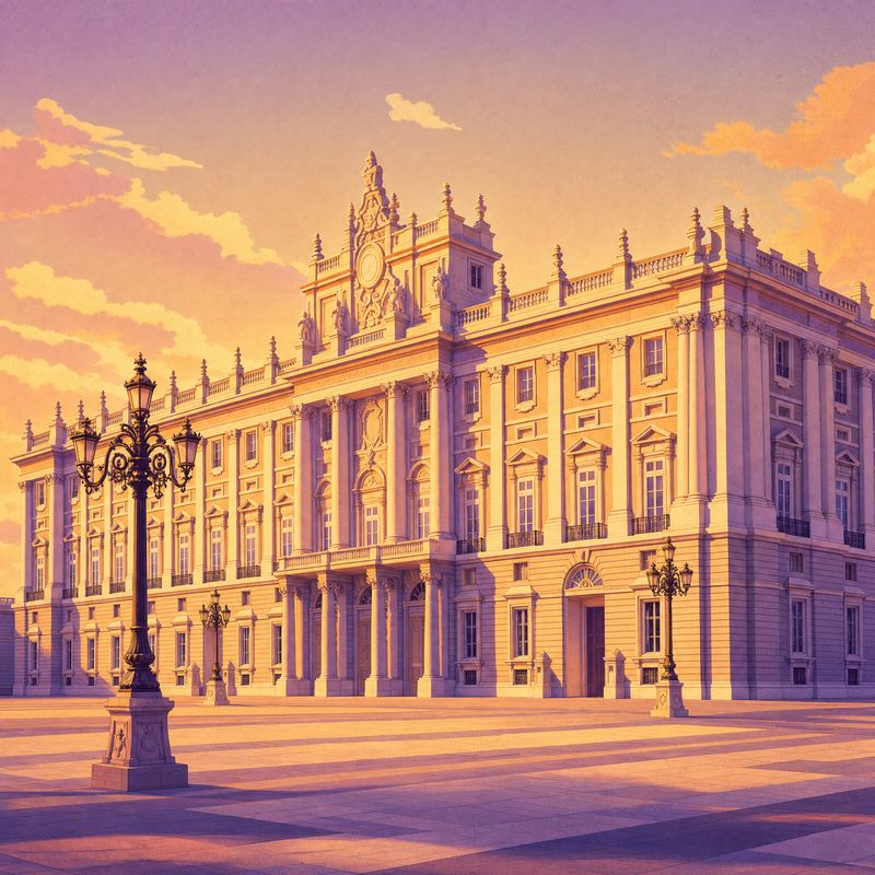Royal Palace of Madrid facade