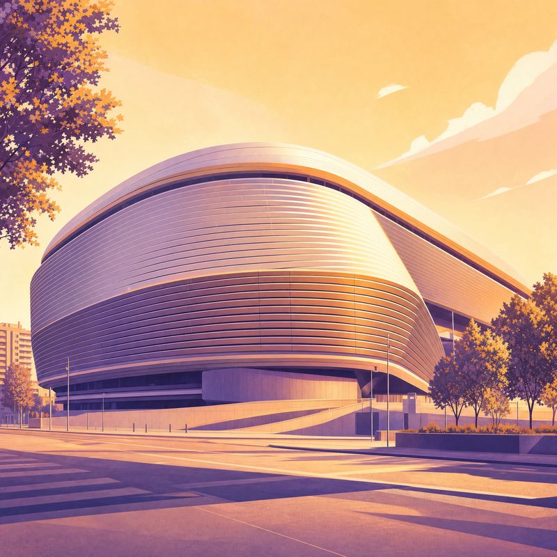 Santiago Bernabéu Stadium in Madrid